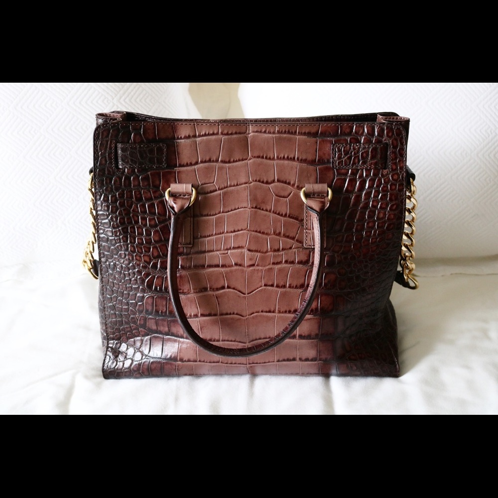 Michael Kors Hamilton Limited Edition Croc Tote - Picture 4 of 8